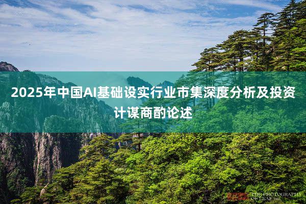 2025年中国AI基础设实行业市集深度分析及投资计谋商酌论述