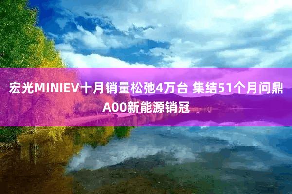 宏光MINIEV十月销量松弛4万台 集结51个月问鼎A00新能源销冠